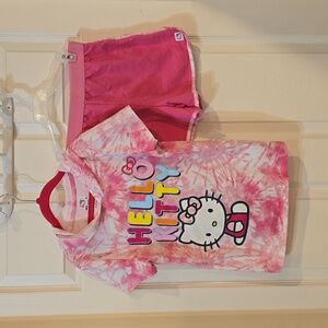 Hello Kitty Girls Short Set - Size 10
